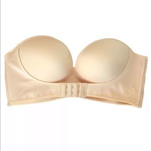 Front buckle push up bra